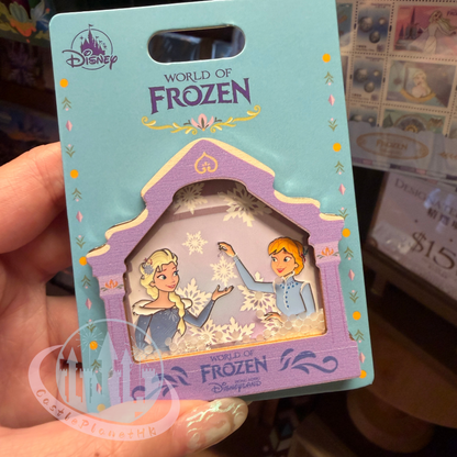 "Pre-Order" HKDL - Elsa and Anna Holiday Pin, World of Frozen