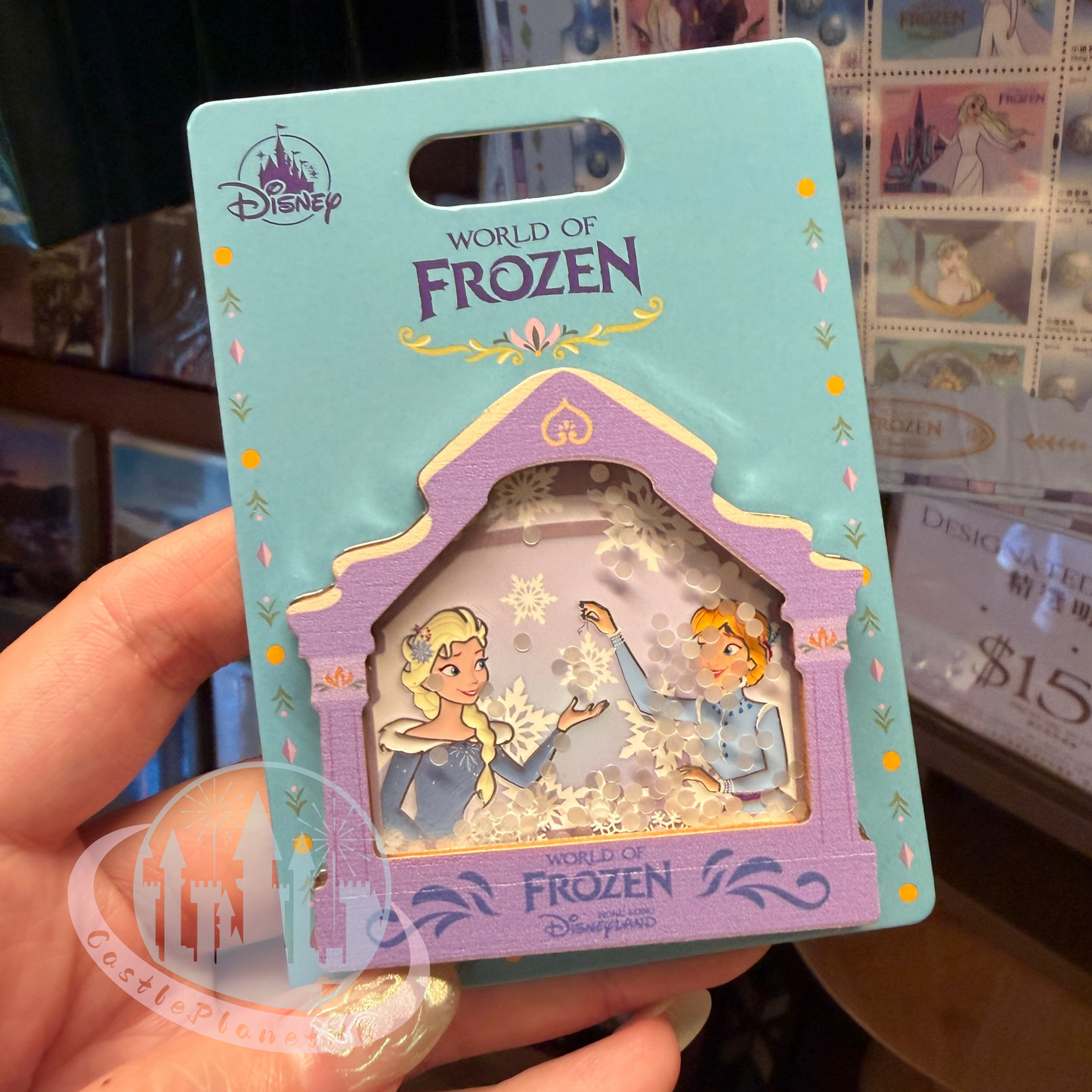 "Pre-Order" HKDL - Elsa and Anna Holiday Pin, World of Frozen