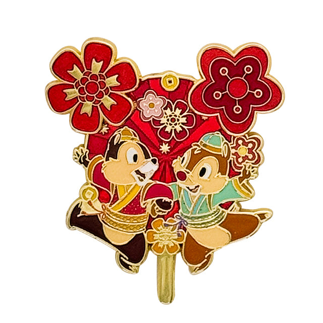 "Pre Order" HKDL - Chip & Dale Spinning Pin (Chinese New Year 2025)