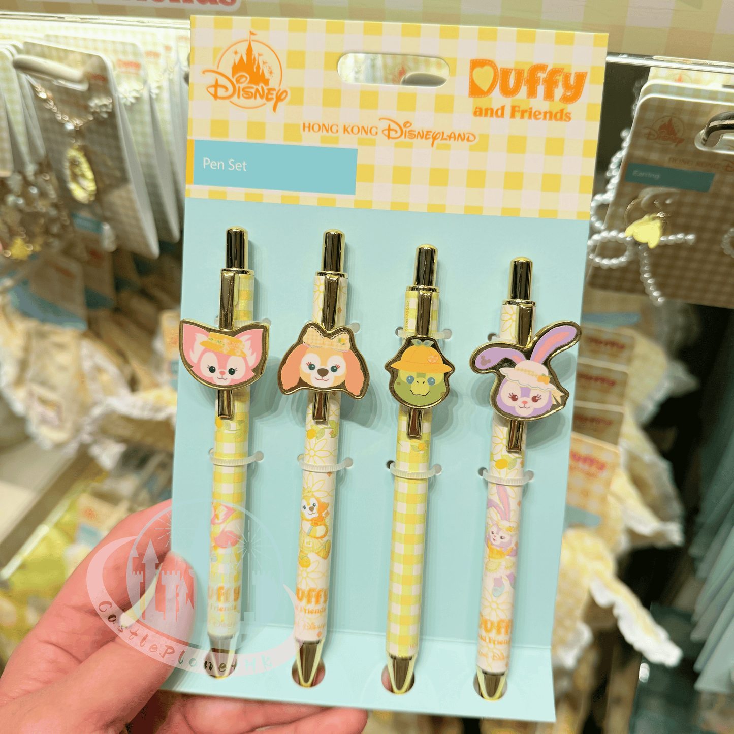 "Pre Order" HKDL - Olu Mel, StellaLou, CookieAnn & LinaBell Acrylic Pen set, Duffy and Friends Lemon Fiesta 2026
