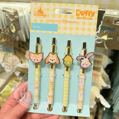 "Pre Order" HKDL - Olu Mel, StellaLou, CookieAnn & LinaBell Acrylic Pen set, Duffy and Friends Lemon Fiesta 2026