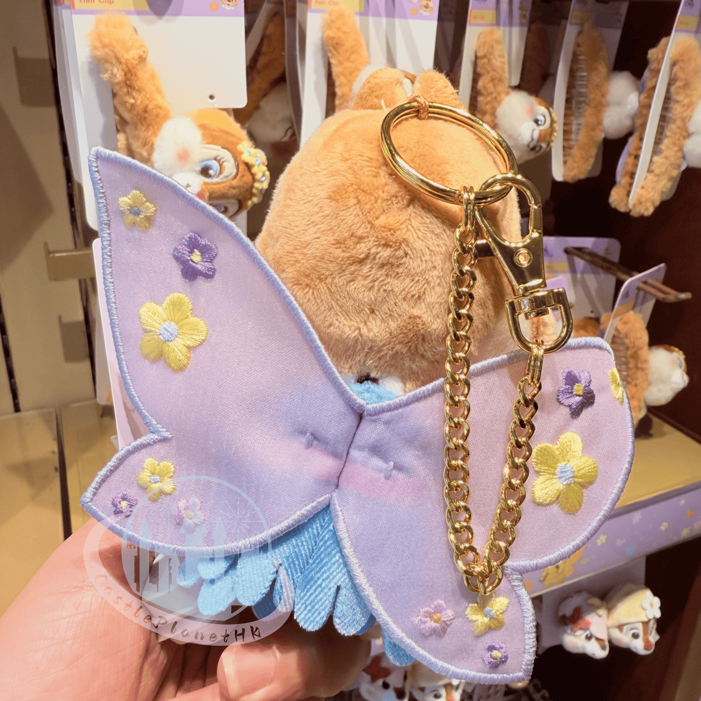 "Pre-Order" HKDL - Clarice Plush Bag Charm, Forest Fairies 2026
