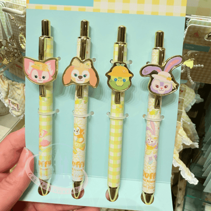 "Pre Order" HKDL - Olu Mel, StellaLou, CookieAnn & LinaBell Acrylic Pen set, Duffy and Friends Lemon Fiesta 2026