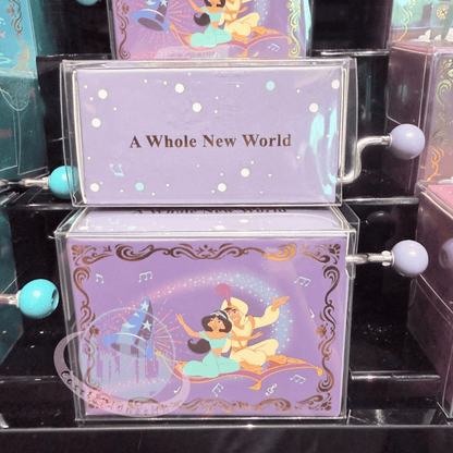 "Pre-Order" HKDL - A Whole New World, Mini Hand-Crank Music Box 2026