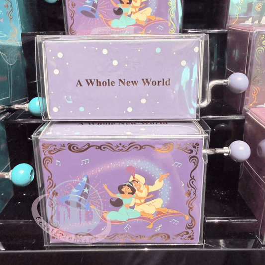 "Pre-Order" HKDL - A Whole New World, Mini Hand-Crank Music Box 2026