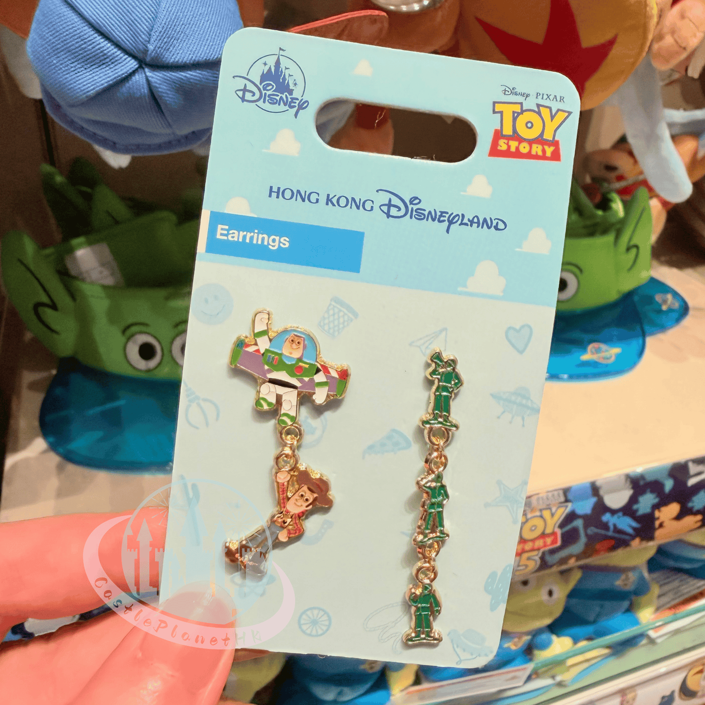"Pre-Order" HKDL - Woody and Buzz Lightyear earrings, Toy Story 2026