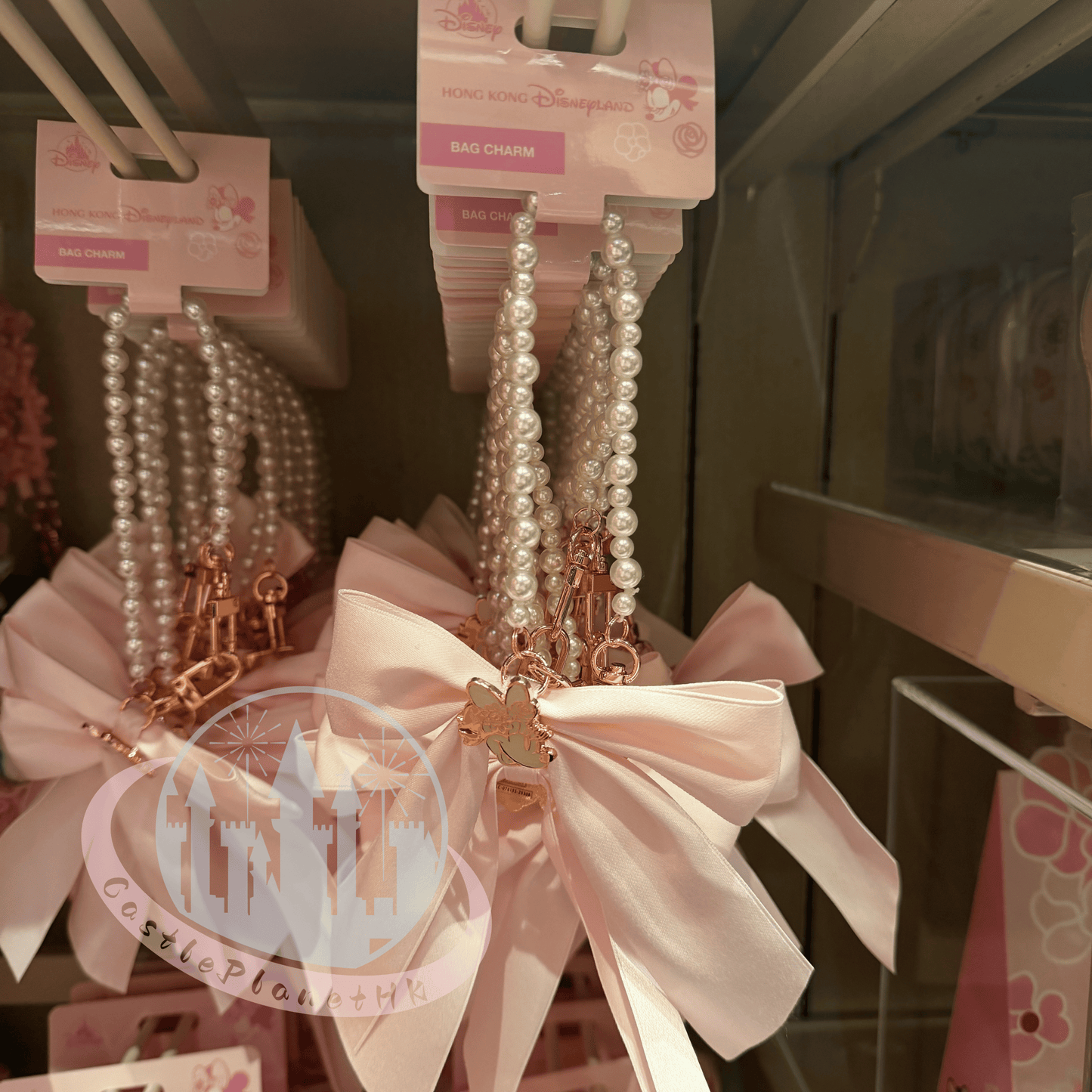 "Pre-Order" HKDL - Minnie Mouse Bag Charm, Spring Flowery 2026