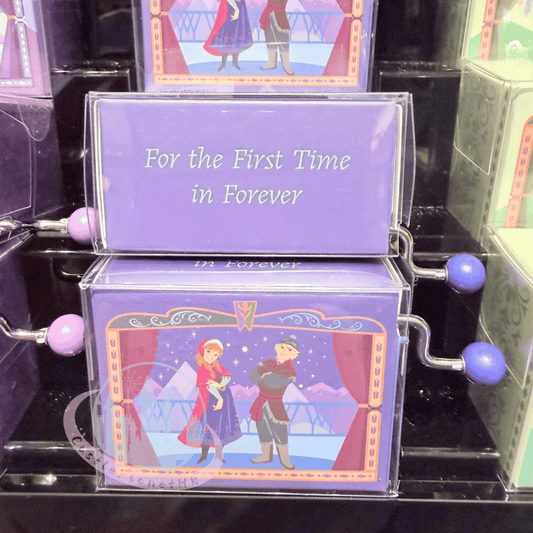 "Pre-Order" HKDL - For the First Time in Forever, Mini Hand-Crank Music Box 2026