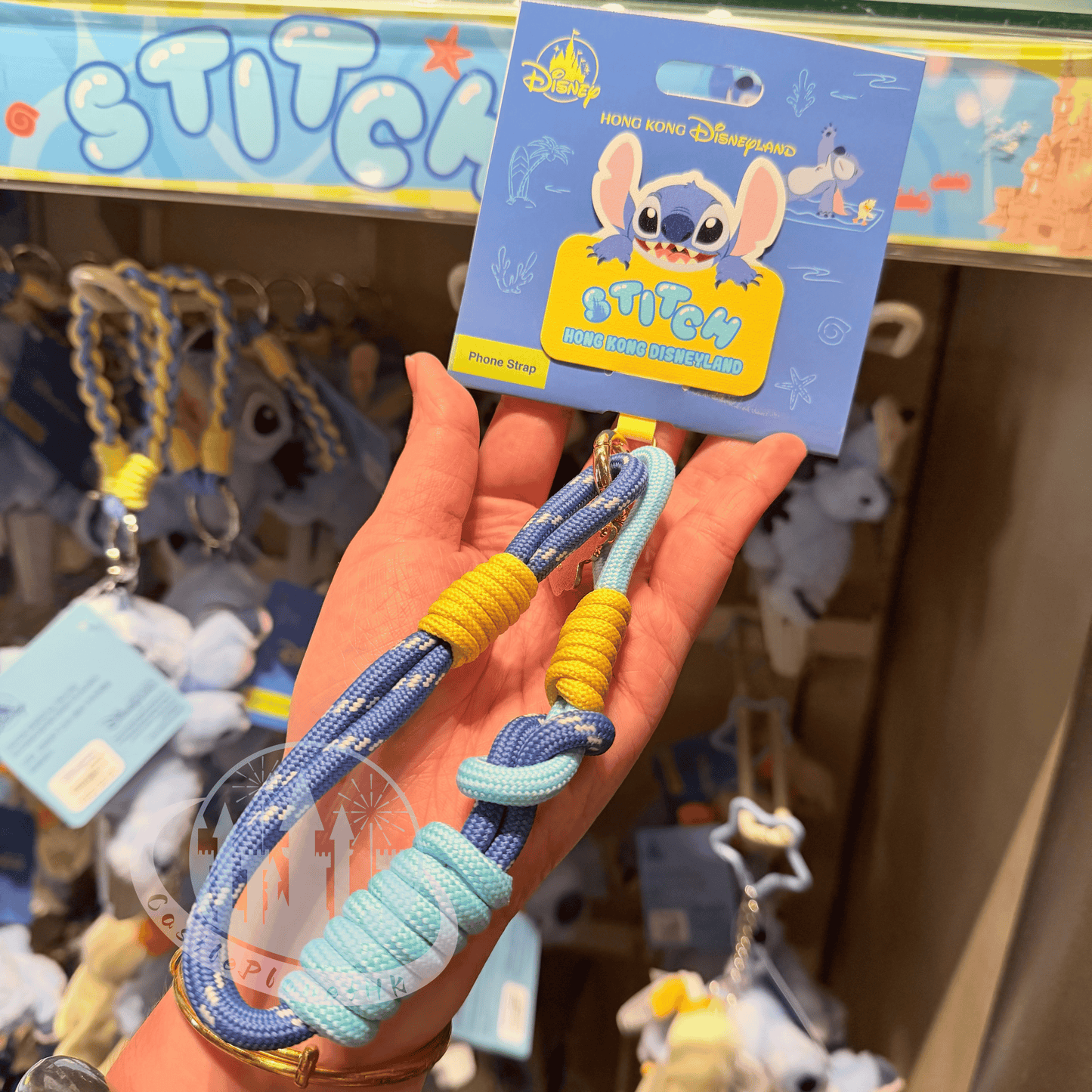 "Pre-Order" HKDL - Stitch Braided Phone Strap, Lilo and Stitch Summer 2026