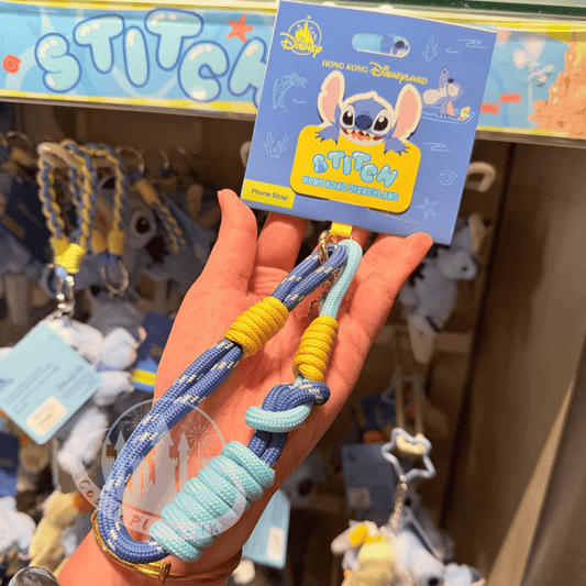 "Pre-Order" HKDL - Stitch Braided Phone Strap, Lilo and Stitch Summer 2026