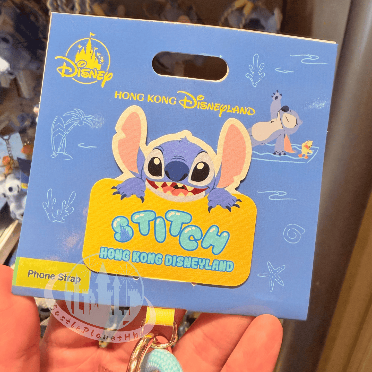 "Pre-Order" HKDL - Stitch Braided Phone Strap, Lilo and Stitch Summer 2026