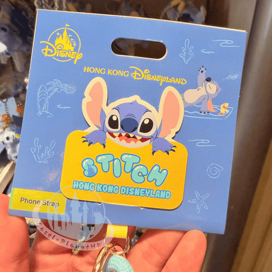 "Pre-Order" HKDL - Stitch Braided Phone Strap, Lilo and Stitch Summer 2026