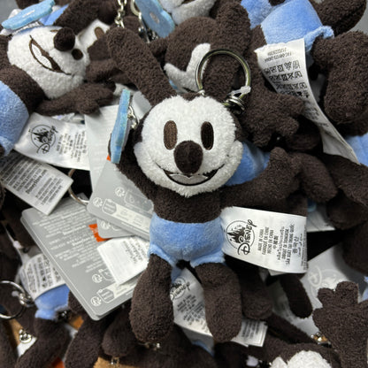 HKDL - Oswald The Lucky Rabbit Plush Keychain - Lucky Oswald【Ready Stock】