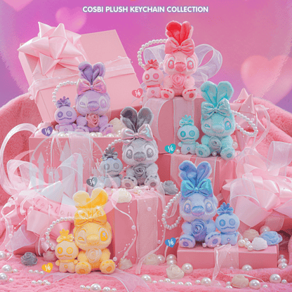 “Pre-Order” Other - LOVEY ROSEY Disney Stitch Plush Keychain Blind Box, COSBI