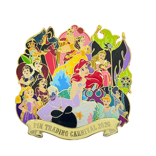 "Pre-Order" HKDL - Limited Edition Mega Jumbo Pin, Pin Trading Carnival 2026