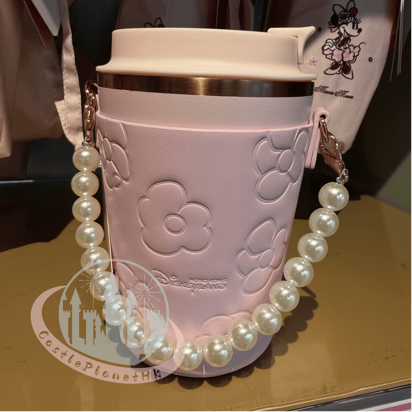 "Pre-Order" HKDL -Minnie Mouse Tumbler with Carrier, Spring Flowery 2026