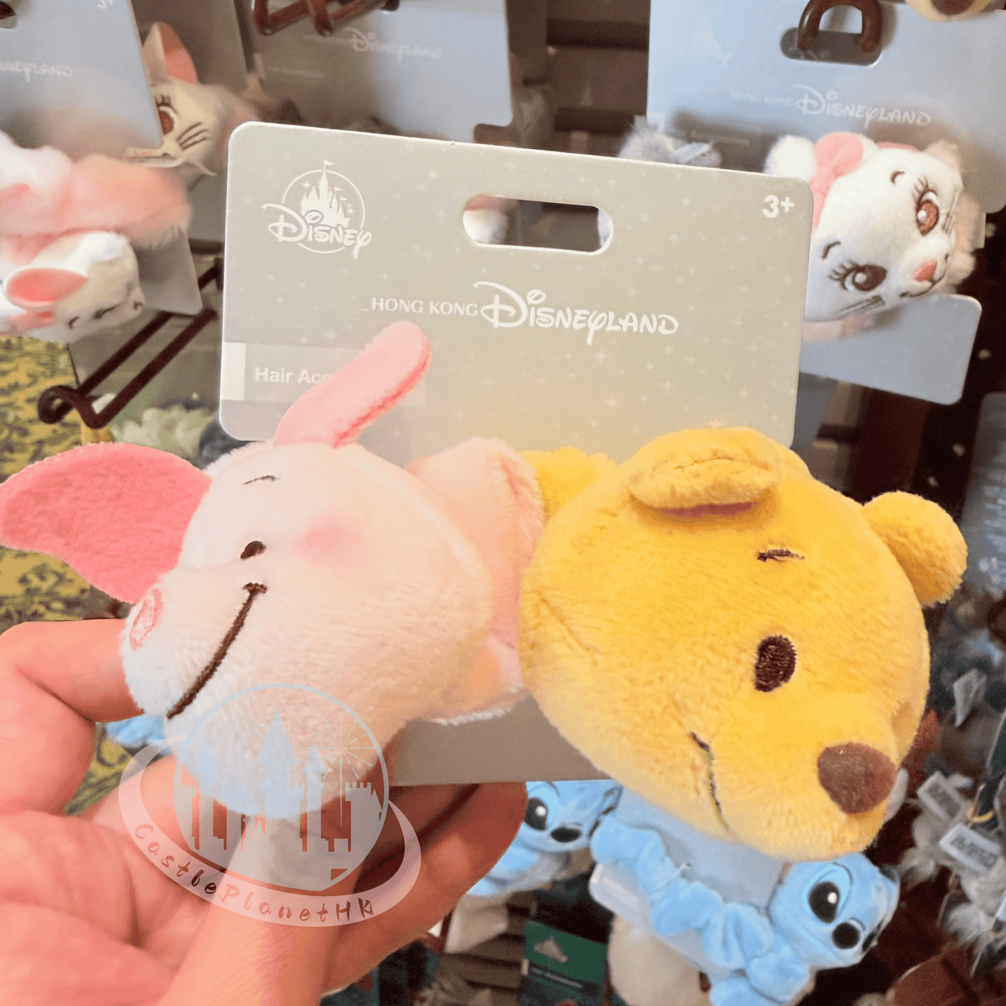 "Pre-Order" HKDL - Winnie the Pooh and Piglet Hair Scrunchie