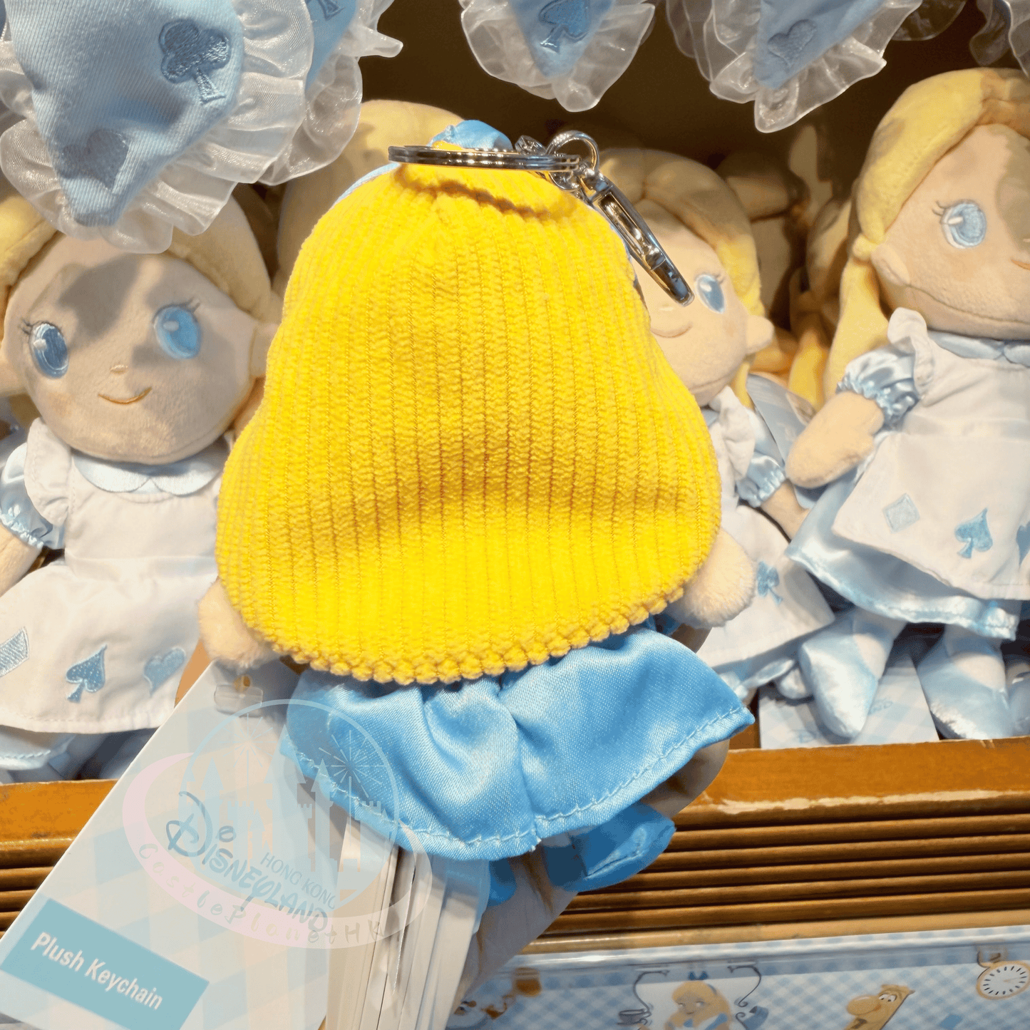 "Pre-Order" HKDL - Alice Plush Keychain, Alice in Wonderland 75th Anniversary 2026
