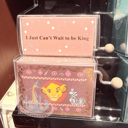 "Pre-Order" HKDL - I Just Can't Wait to be King, Mini Hand-Crank Music Box 2026