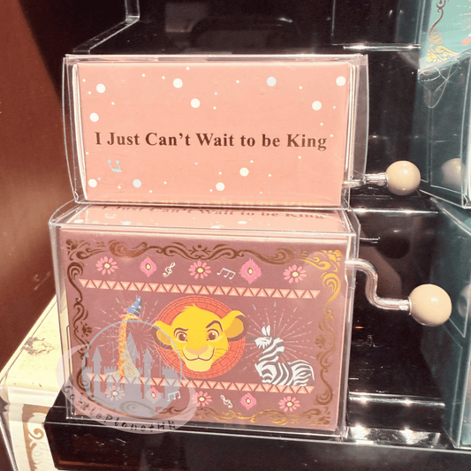 "Pre-Order" HKDL - I Just Can't Wait to be King, Mini Hand-Crank Music Box 2026