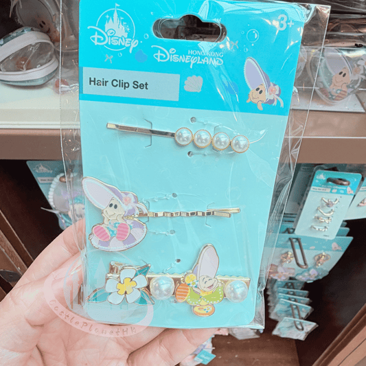 "Pre-Order" HKDL - Baby Oysters Metal Hair Clip set, Shimmering Summer 2026