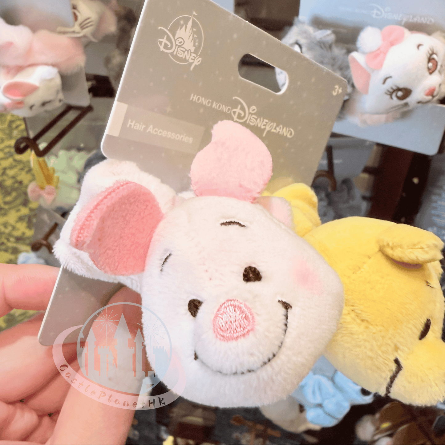 "Pre-Order" HKDL - Winnie the Pooh and Piglet Hair Scrunchie