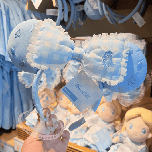 "Pre-Order" HKDL - Alice ears Headband for Adults,  Alice in Wonderland 75th Anniversary 2026