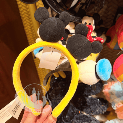 "Pre-Order" HKDL - Mickey, Minnie, and Donald "Peek-a-Boo" Plush Headband for Adults