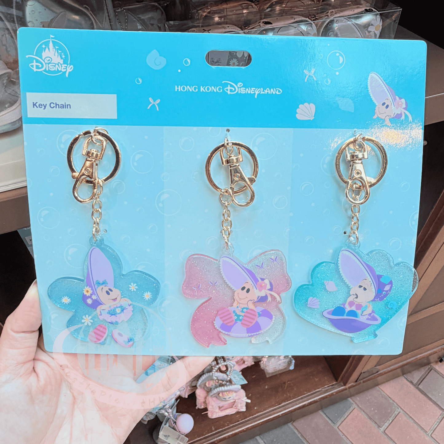 "Pre-Order" HKDL - Baby Oysters Acrylic Keychain Set, Shimmering Summer 2026