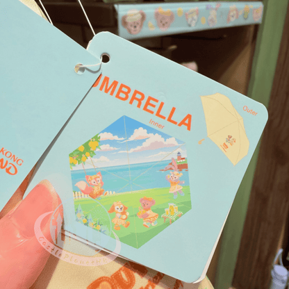 "Pre Order" HKDL - ShellieMay, StellaLou, CookieAnn & LinaBell Folding Umbrella, Duffy and Friends Lemon Fiesta 2026