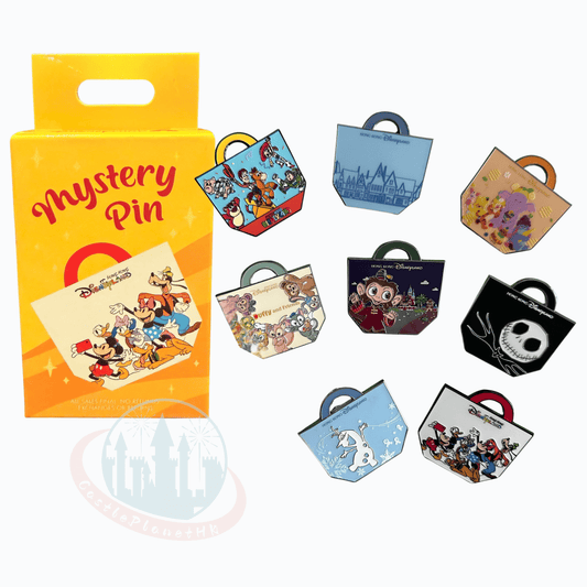 "Pre-Order" HKDL - Disney Shopping Bag 2-Piece Mystery Pin Blind Pack