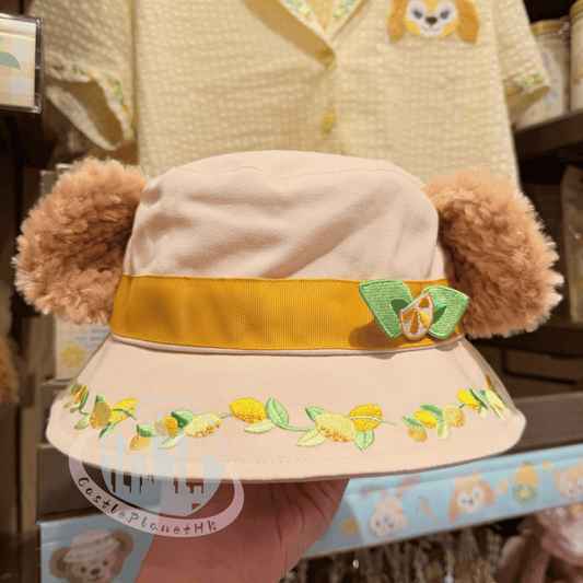 "Pre-Order" HKDL - Duffy Plush ar Bucket hat for Adults, Duffy and Friends Lemon Fiesta 2026
