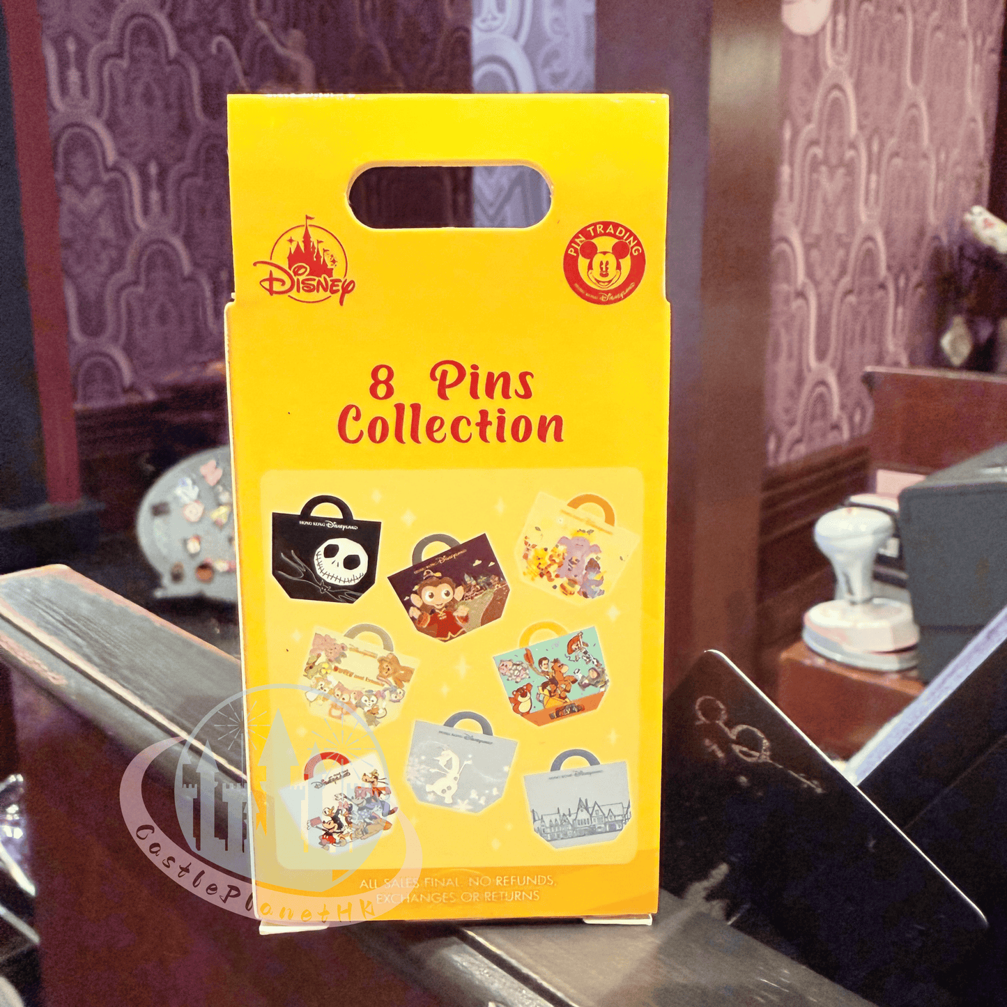 "Pre-Order" HKDL - Disney Shopping Bag 2-Piece Mystery Pin Blind Pack