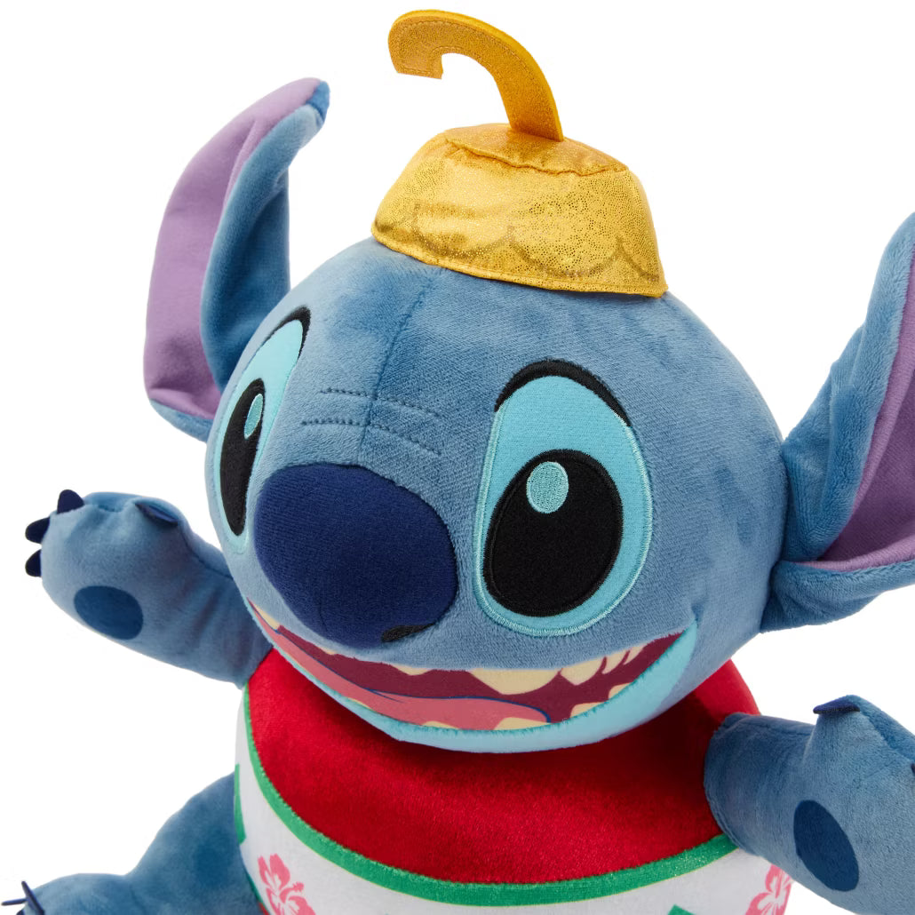 "Pre-Order" HKDL - Stitch Festive Medium Soft Toy, Lilo & Stitch 2025 Christmas