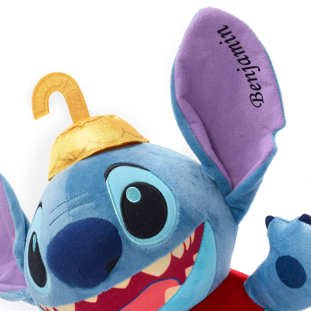 "Pre-Order" HKDL - Stitch Festive Medium Soft Toy, Lilo & Stitch 2025 Christmas