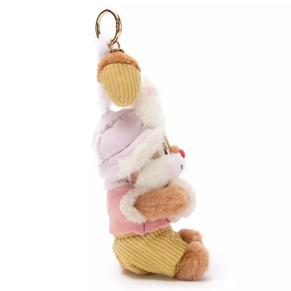 “Pre-order” HKDL - Chip Winter Plush Keychain, Chip 'n Dale