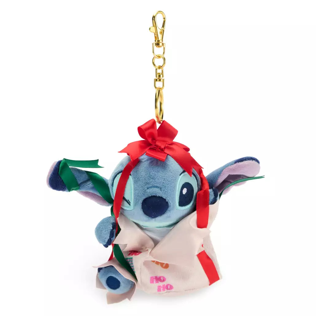 "Pre-Order" HKDL - Stitch Holiday Present Keychain, Disney Christmas 2025