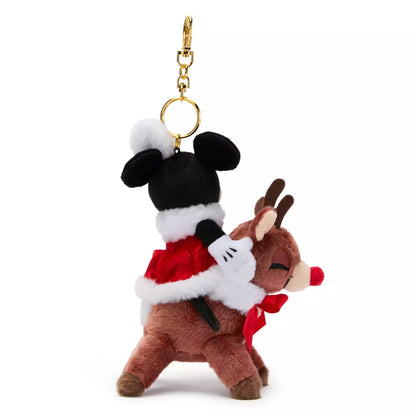 "Pre-Order" HKDL - Minnie Mouse Plush Keychain, Disney Christmas 2025