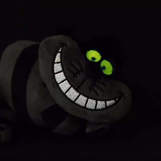 “Pre-order” HKDL - Cheshire Cat Glow-in-the-Dark Black Plush Keychain, Alice in Wonderland