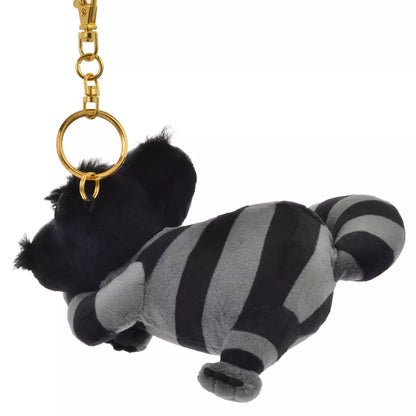 “Pre-order” HKDL - Cheshire Cat Glow-in-the-Dark Black Plush Keychain, Alice in Wonderland