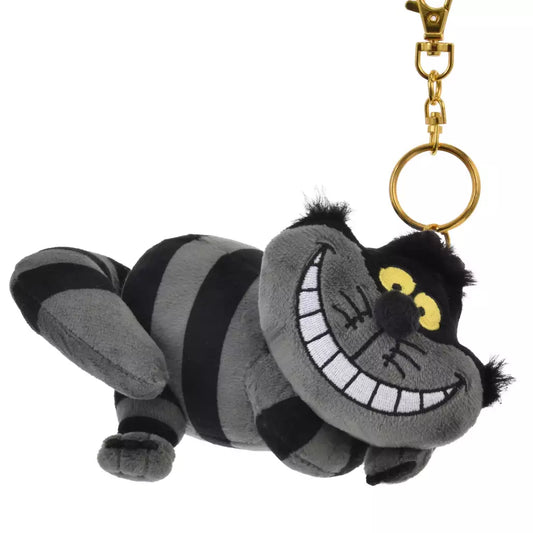 “Pre-order” HKDL - Cheshire Cat Glow-in-the-Dark Black Plush Keychain, Alice in Wonderland