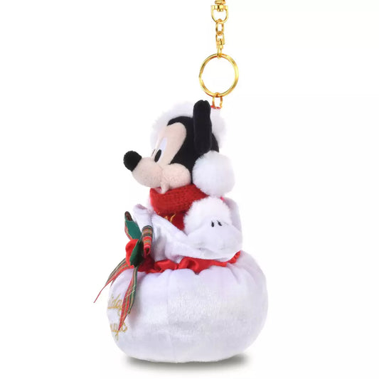"Pre-Order" HKDL - Mickey Mouse Plush Keychain, Disney Christmas 2025