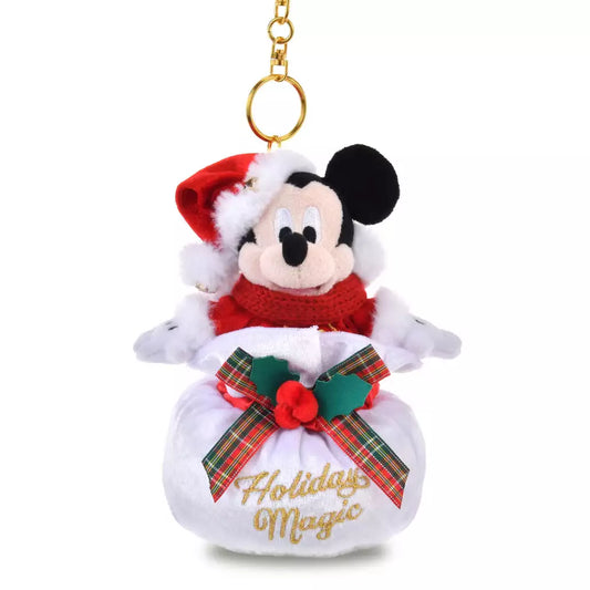 "Pre-Order" HKDL - Mickey Mouse Plush Keychain, Disney Christmas 2025