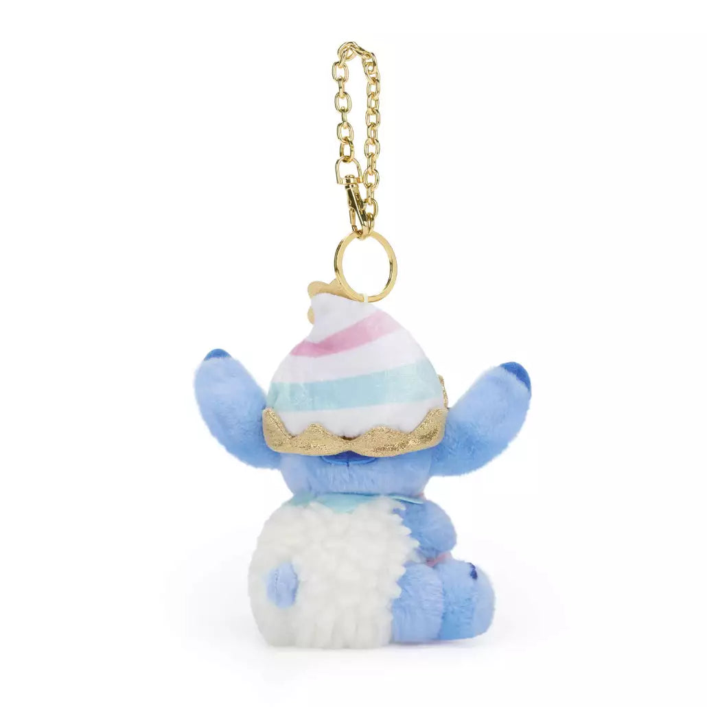 "Pre Order" HKDL - Stitch Plush Keychain, Snow Festival Stitch