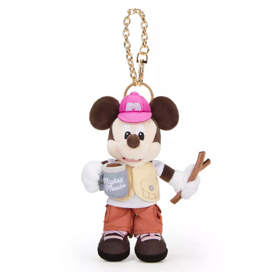 "Pre-Order" HKDL - Mickey Mouse Plush Keychain, Mickey Go Camping