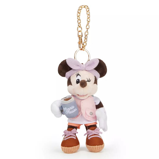 "Pre-Order" HKDL - Minnie Mouse Plush Keychain, Mickey Go Camping