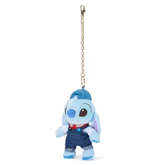 “Pre-order” SHDR/HKDL - Stitch Denim Plush Keychain, Lilo & Stitch