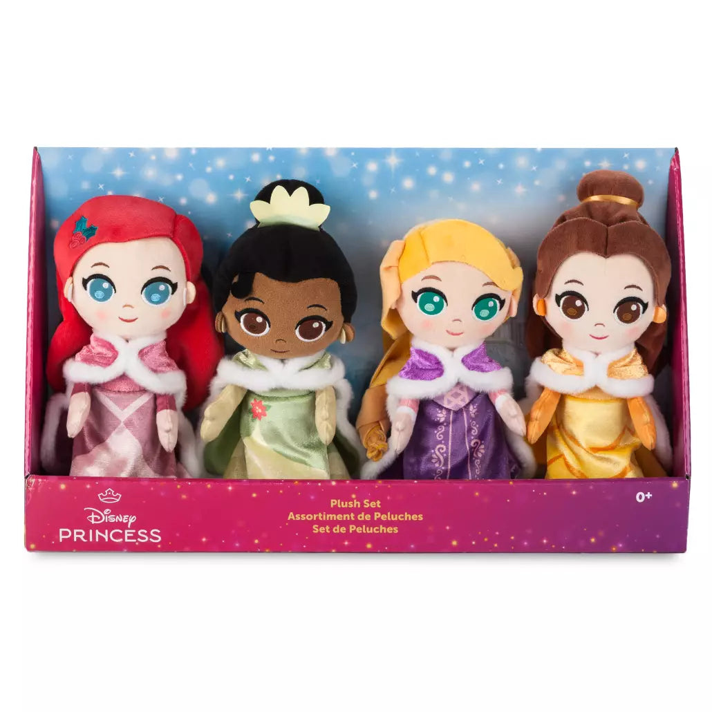 "Pre-Order" HKDL - Disney Princess Holiday 4-Piece Plush Doll Set