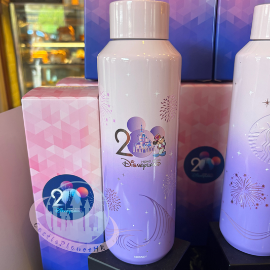 “Pre-order” HKDL - Starbucks + HKDL 26OZ STAINLESS STEEL WATER BOTTLEs, HKDL 20th Anniversary Grand Celebration