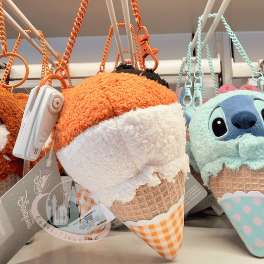 "Pre-Order" HKDL - Baymax Plush Keychain,  Ice Cream Cone 2026